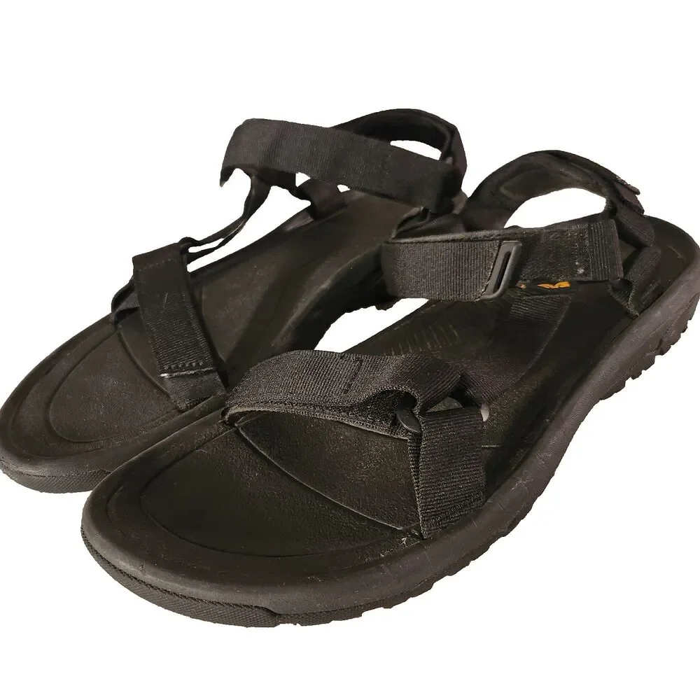 Teva Mens Sandals Size 14 Black Adjustable Strap 1019234 Slip On Outdoor Shoes